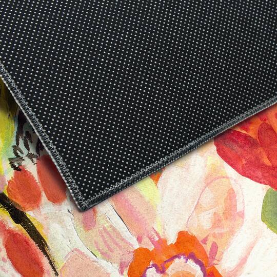 Empire Art Direct 5ft. x 7.5ft. Secret Garden Floral III B Tapis D'Art Washable Area Rug